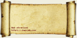 Jasmina Adamac vizit kartica